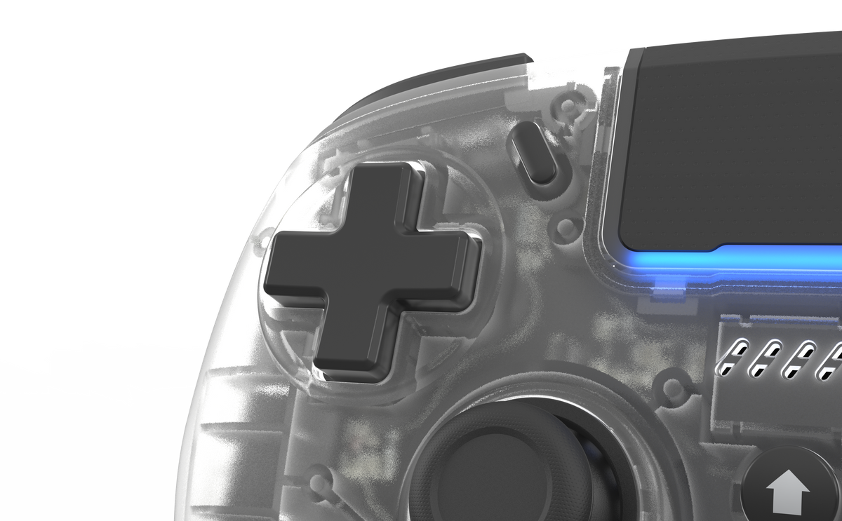 Retro Fighters® Mantis（マンティス）｜PlayStation®4/PC対応 ミニサイズ ワイヤレスBluetoothコントローラー ホールエフェクトスティック ドリフトなし プログラマブル背面ボタン2個 可変トリガーストップ ジャイロ搭載 内蔵スピーカー 全2色