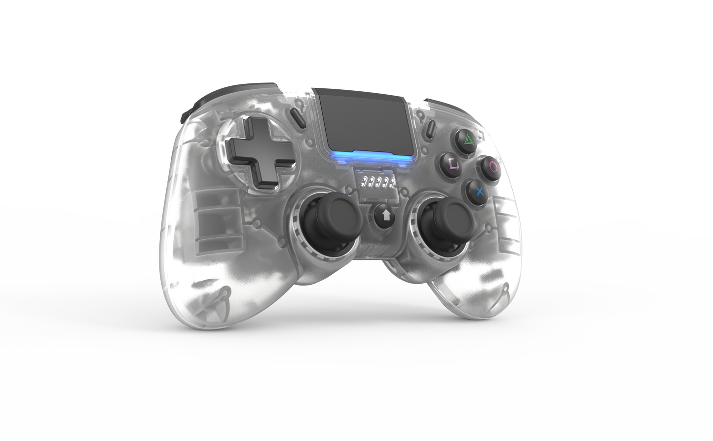 Retro Fighters® Mantis（マンティス）｜PlayStation®4/PC対応 ミニサイズ ワイヤレスBluetoothコントローラー ホールエフェクトスティック ドリフトなし プログラマブル背面ボタン2個 可変トリガーストップ ジャイロ搭載 内蔵スピーカー 全2色