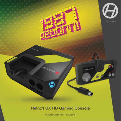 Hyperkin RetroN GX PCエンジン TurboGrafx-16対応 HD互換ゲーム機 720pアップスケール クイックセーブ機能搭載