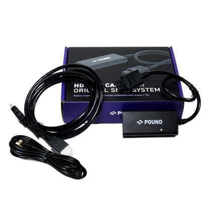 Pound Technology HD Link Cable for Super Nintendo NTSC版（パウンドテクノロジー HDリンクケーブル SNES用）｜Super Nintendo対応 HDMI変換ケーブル 720pアップスケーリング RGBネイティブ信号 NTSC/PAL両対応