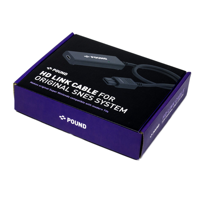 Pound Technology HD Link Cable for Super Nintendo NTSC版（パウンドテクノロジー HDリンクケーブル SNES用）｜Super Nintendo対応 HDMI変換ケーブル 720pアップスケーリング RGBネイティブ信号 NTSC/PAL両対応