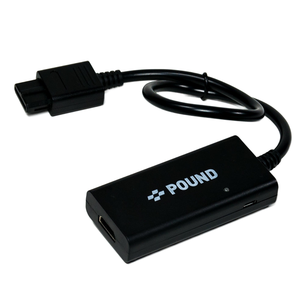 Pound Technology HD Link Cable for Super Nintendo NTSC版（パウンドテクノロジー HDリンクケーブル SNES用）｜Super Nintendo対応 HDMI変換ケーブル 720pアップスケーリング RGBネイティブ信号 NTSC/PAL両対応