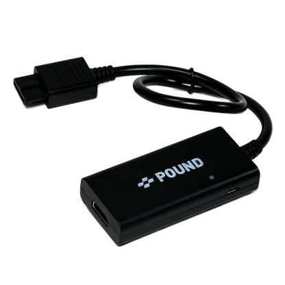 Pound Technology HD Link Cable for Super Nintendo NTSC版（パウンドテクノロジー HDリンクケーブル SNES用）｜Super Nintendo対応 HDMI変換ケーブル 720pアップスケーリング RGBネイティブ信号 NTSC/PAL両対応