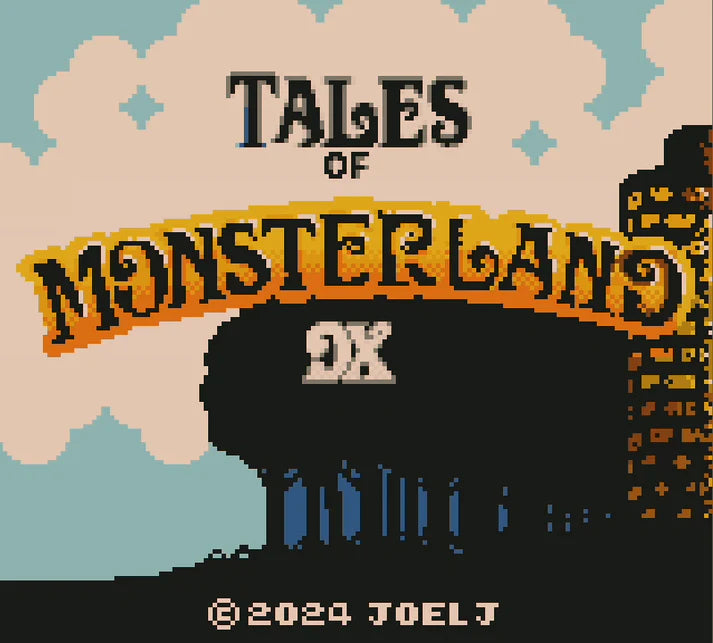 【30％OFF】Modretro テイルズ オブ モンスターランド デラックス Tales of Monsterland DX GB GBC 互換 カートリッジ アクション レトロゲーム モドレトロ