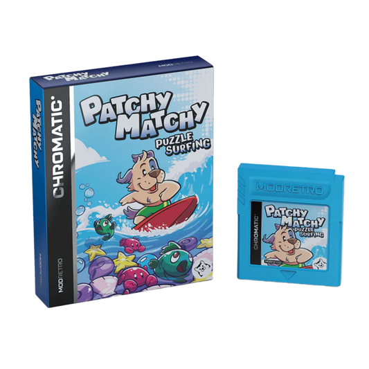 【30％OFF】ModRetro Patchy Matchy パッチー マッチー GB Chromatic 互換 カートリッジ レトロゲーム 落ち物 パズルゲーム 英語版