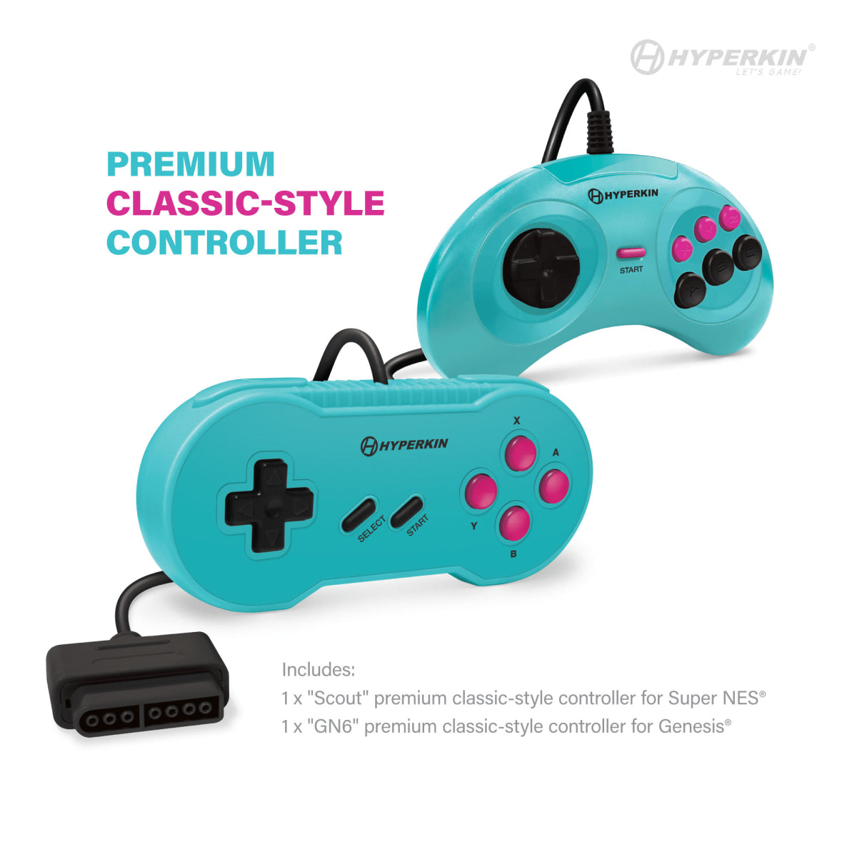Hyperkin RetroN 3 AV 3-in-1 レトロゲーム互換機 AV端子出力 3大ハード対応 スーパーファミコン メガドライブ 海外版ファミコン NES対応 全2色