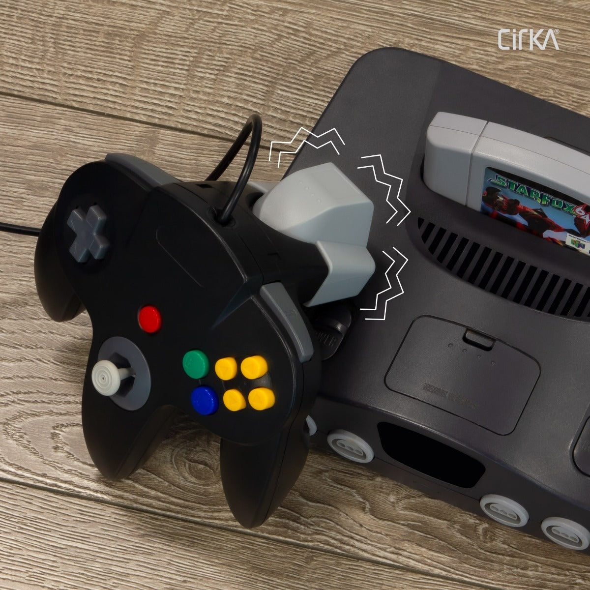 Hyperkin GigaPulse フォースフィードバックアタッチメント ニンテンドー64対応 振動パック N64実機コントローラー周辺機器