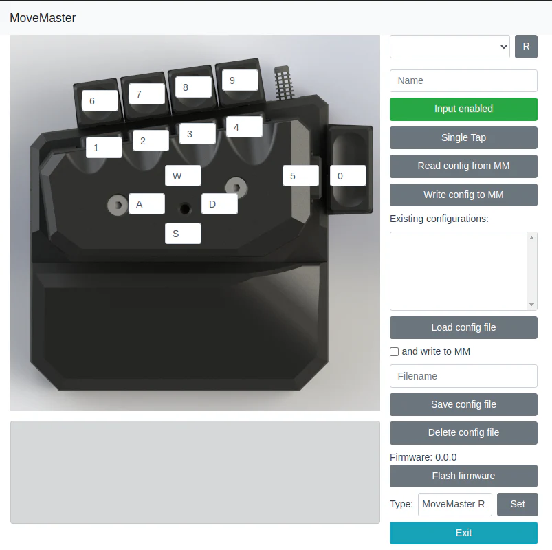 MoveMaster RSG-1 R 片手用ハイブリッドジョイスティック ゲーミングデバイス 左手操作用仕様 メカニカル Cherry MX Silent搭載 ドイツ製 ムーブマスター 左手仕様