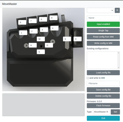 MoveMaster RSG-1 R 片手用ハイブリッドジョイスティック ゲーミングデバイス 左手操作用仕様 メカニカル Cherry MX Silent搭載 ドイツ製 ムーブマスター 左手仕様