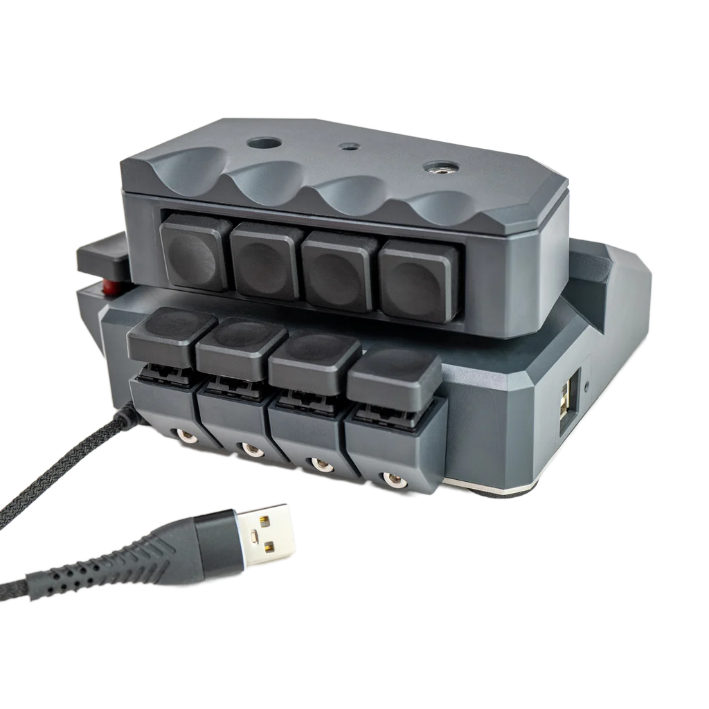 MoveMaster RSG-1 R 片手用ハイブリッドジョイスティック ゲーミングデバイス 左手操作用仕様 メカニカル Cherry MX Silent搭載 ドイツ製 ムーブマスター 左手仕様