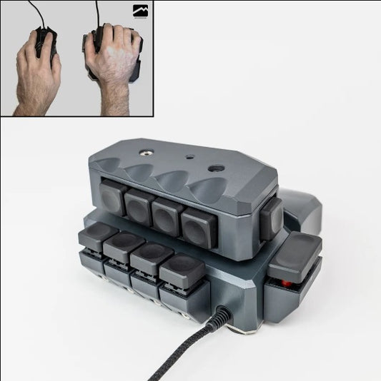 MoveMaster RSG-1 L 片手用ハイブリッドジョイスティック ゲーミングデバイス 右手操作用仕様 メカニカル Cherry MX Silent搭載 ドイツ製 ムーブマスター【右手仕様】