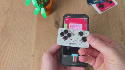 Playtiles プレイタイルズ シーズン2パック 限定版カラー｜iOS/Android スマホ用 貼り付け式コントローラー 物理ボタン搭載 電子部品不要 ゲーム続々配信24タイトルに対応【フランス製】
