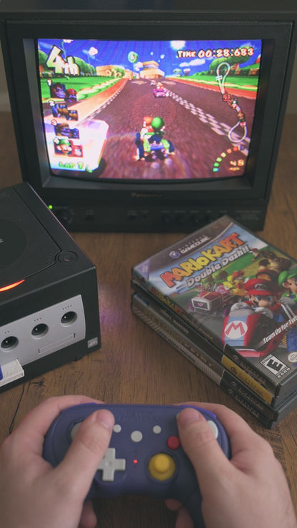 Retro Fighters BattlerGC Pro｜GameCube/Wii/Switch/Switch 2/PC対応 ワイヤレスコントローラー デュアルワイヤレス（2.4GHz＆Bluetooth）ホールエフェクトスティック 背面ボタン搭載 全4色