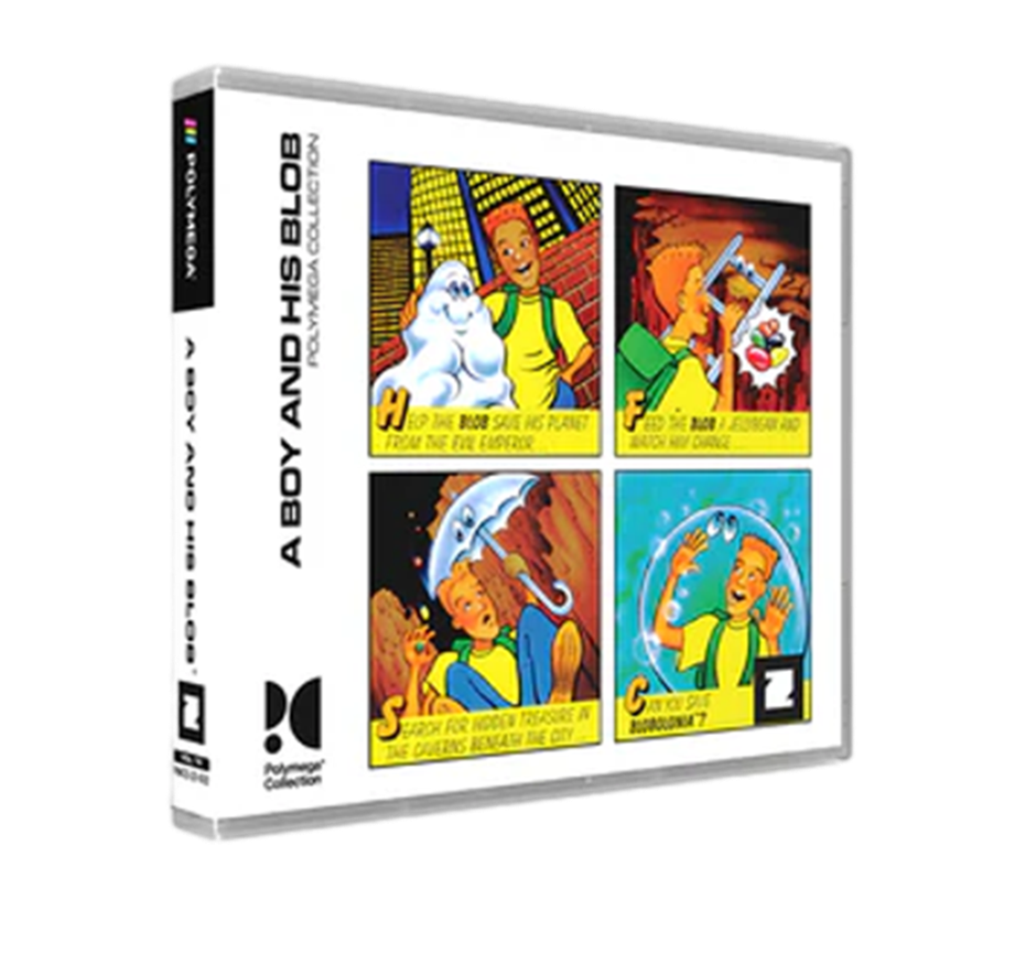 Polymega ポリメガ コレクション Vol. 16 ア・ボーイ・アンド・ヒズ・ブロブ A Boy and His Blob ふしぎなブロブ Ziggurat パズル アクション レトロゲーム 互換機 物理CDメディア【数量限定特典付き】