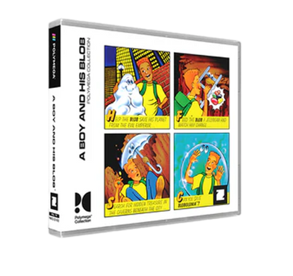Polymega ポリメガ コレクション Vol. 16 ア・ボーイ・アンド・ヒズ・ブロブ A Boy and His Blob ふしぎなブロブ Ziggurat パズル アクション レトロゲーム 互換機 物理CDメディア【数量限定特典付き】