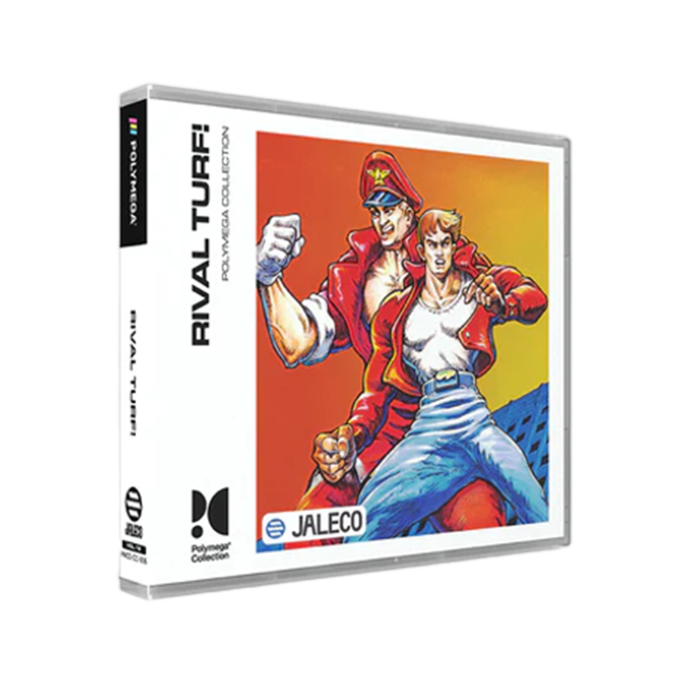 Polymega ポリメガ コレクション Vol. 18 ライバルターフ Rival Turf ラッシング・ビート Jaleco ジャレコ アクション ベルトスクロール レトロゲーム 互換機 物理CDメディア