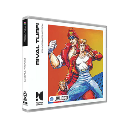 Polymega ポリメガ コレクション Vol. 18 ライバルターフ Rival Turf ラッシング・ビート Jaleco ジャレコ アクション ベルトスクロール レトロゲーム 互換機 物理CDメディア