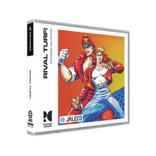 Polymega ポリメガ コレクション Vol. 18 ライバルターフ Rival Turf ラッシング・ビート Jaleco ジャレコ アクション ベルトスクロール レトロゲーム 互換機 物理CDメディア