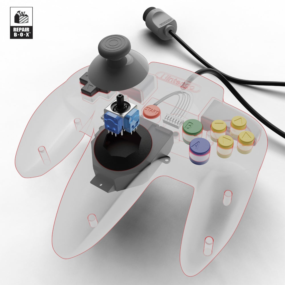 Hyperkin Hall Effect Joystick Module N64コントローラー用 ホールエフェクト アナログスティック交換モジュール ゲームキューブスタイル 磁気センサー ドリフト対策