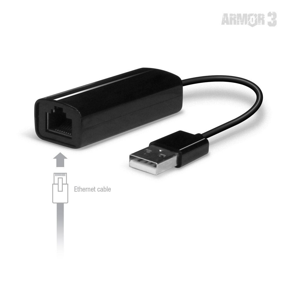 Armor3 NuConnect™ Wired LAN Adapter – Nintendo Switch® / PC / Mac