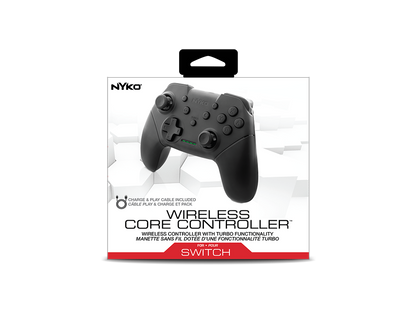 【SALE】NYKO ワイヤレスコントローラ ブラック Switch™専用 / Wireless Core Controller (Black) for Nintendo Switch™