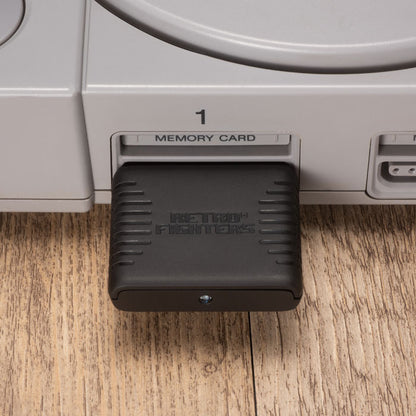 RETRO FIGHTERS Defender ワイヤレスコントローラー  PS1/PS2/PS3対応、圧力認識型ボタン、バイブレーション機能、ターボ機能搭載、USB Type-C充電ケーブル付属