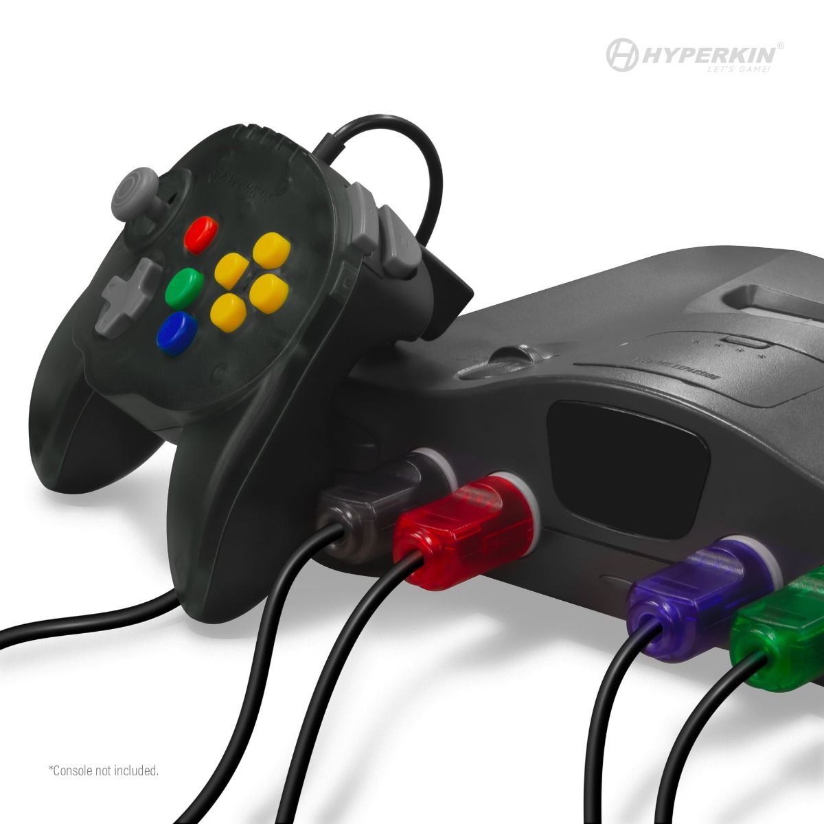 Hyperkin Fleet Admiral Premium Wired Controller N64専用 有線コントローラー 2ハンドルデザイン デュアルZボタン搭載 全4色 ハイパーキン