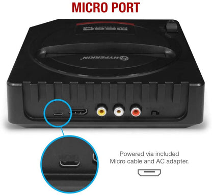 Hyperkin MegaRetroN HD レトロゲーム互換機 HDMI対応 720p HD出力 メガドライブ GENESIS対応 実機コントローラー接続可能